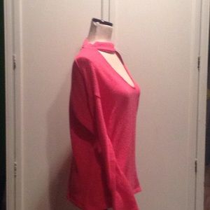 Magenta NWT ZARA trafaluc choker sweater